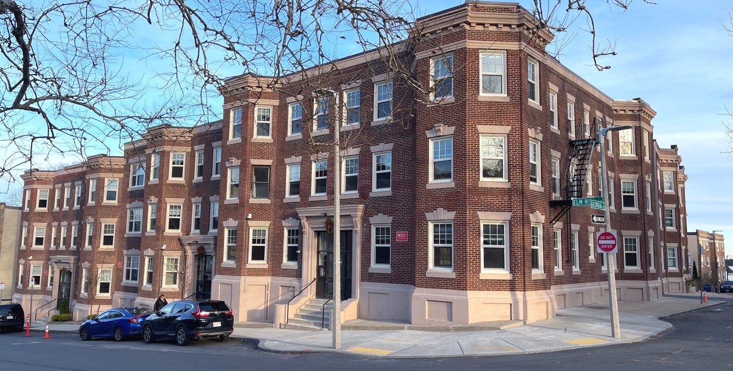 62 Elm Hill Avenue, Boston MA — historic multifamily replacement window installation